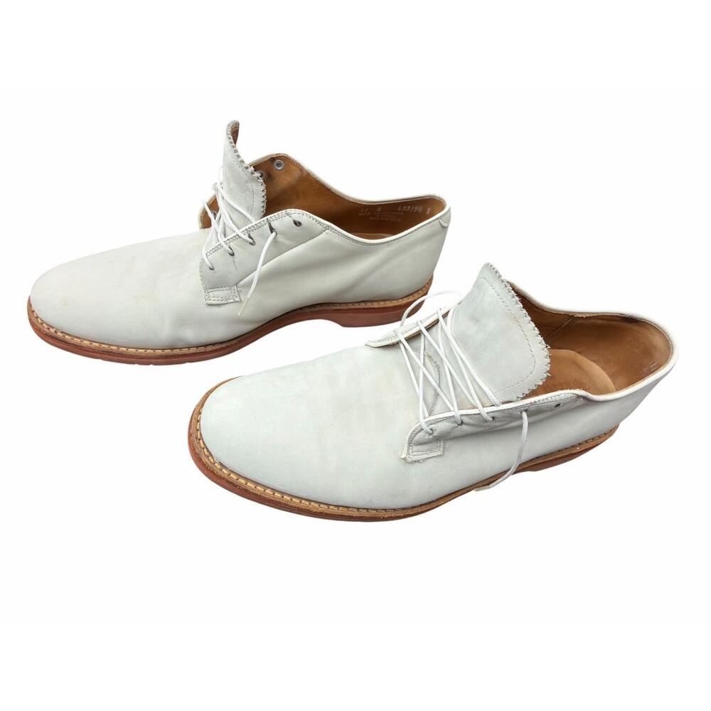 Warrior Ltd White Leather Derby Shoes Vibram USA Made Men’s 11 Custom Grade - Picture 16 of 16